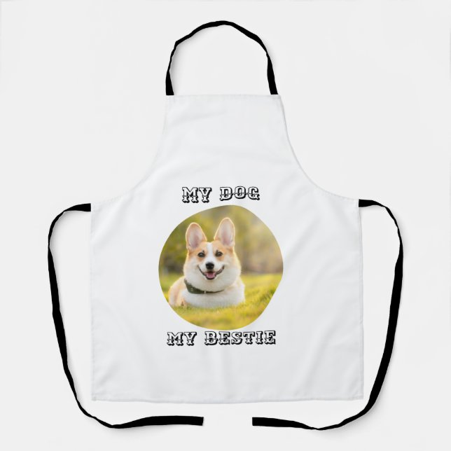 Personalisierte Fotovorlage für meinen Hund - Mein Schürze (Vorderseite)