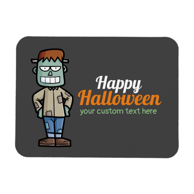Personalisierte Frankenstein-Halloween-Magneten Magnet (Horizontal)