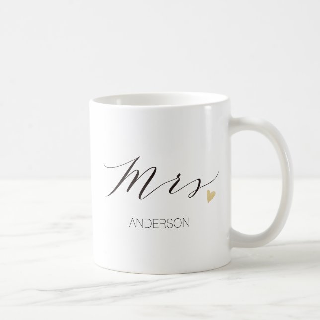 Personalisierte Frau Future Mrs.3 Kaffeetasse (Rechts)