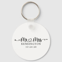 Personalisierte Frau Script Typografy Wedding