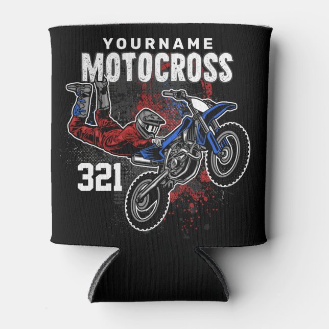 Personalisierte Freestyle Motocross Racing FMX Tri Dosenkühler (Vorderseite)