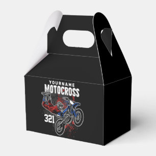 Personalisierte Freestyle Motocross Racing FMX Tri Geschenkschachtel