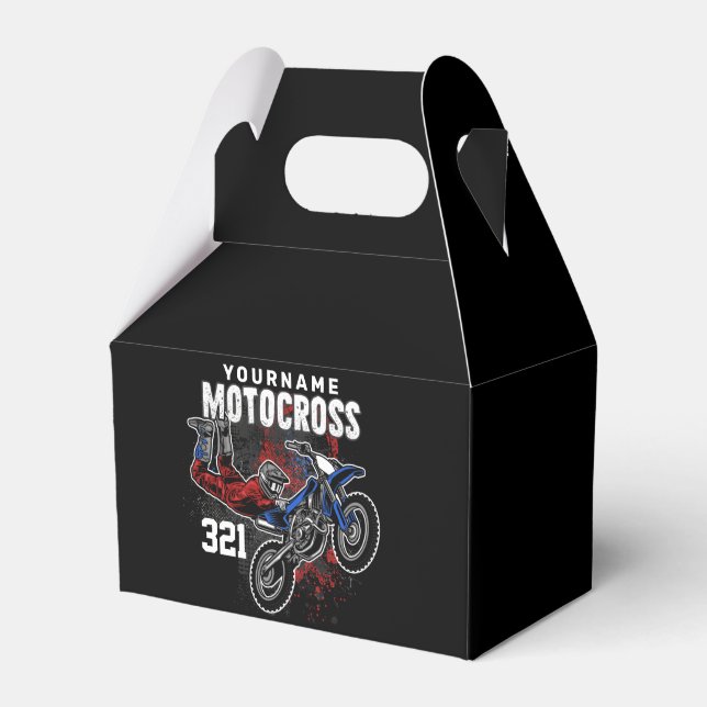 Personalisierte Freestyle Motocross Racing FMX Tri Geschenkschachtel (Vorderseite)