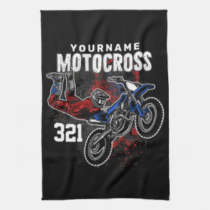 Personalisierte Freestyle-Motocross-Rennsport-FMX- Geschirrtuch