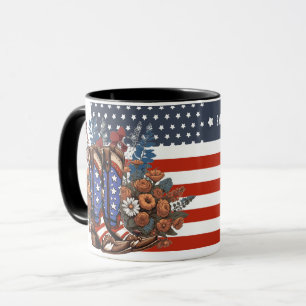 Personalisierte Freiheit der Amerikanischen Way Co Tasse