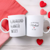 Personalisierte Freundin Fiancée an Wifey Funny