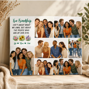 Personalisierte Freundschaft Beste Freundin Fotoplatte
