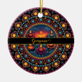 Personalisierte Frische Pasta machen Keramik Ornament