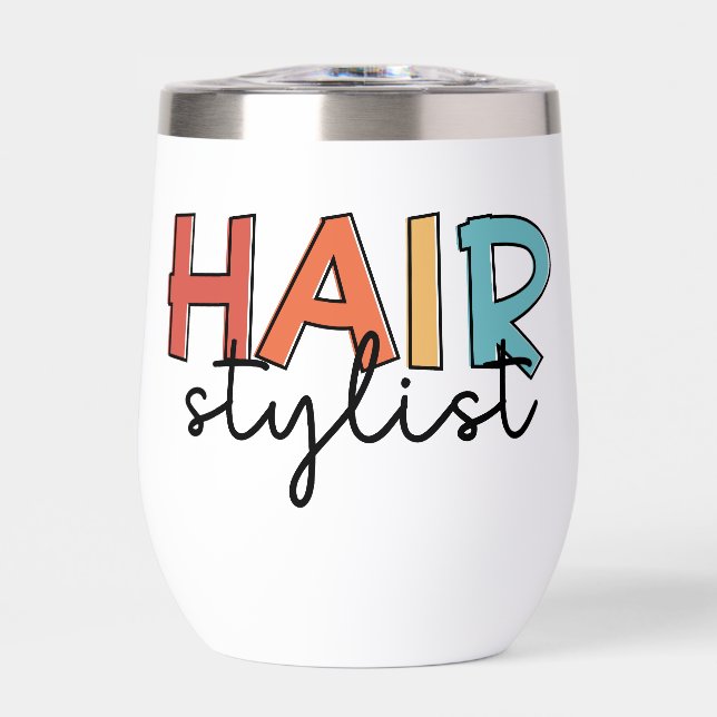 Personalisierte Friseur Stylist Retro Friseur Gesc (Vorderseite)