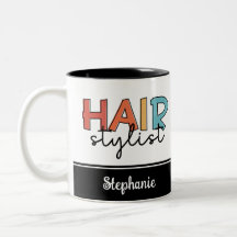 Personalisierte Friseur Stylist Retro Friseur Gesc
