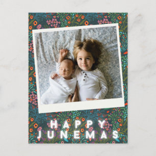 Personalisierte Frohe Junemas Foto-Postkarte Postkarte