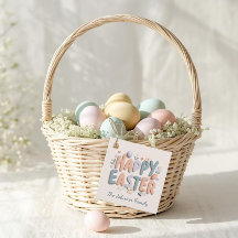 Personalisierte Frohe Ostern Geschenkanhänger