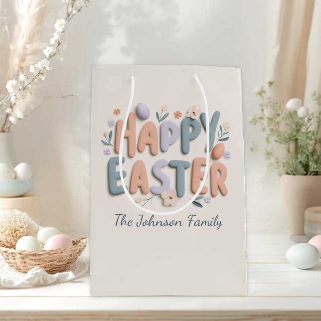Personalisierte Frohe Ostern Geschenktasche Mittlere Geschenktüte (Von Creator hochgeladen)