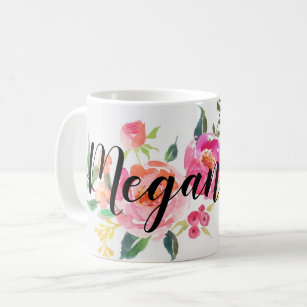 personalisierte Frühlings-Blumen-Tasse Kaffeetasse