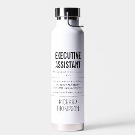 Personalisierte Führungskraft Assistentin Funny Trinkflasche