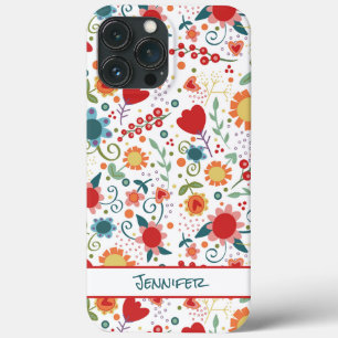 Personalisierte Fun Inspirivity Floral Pattern Case-Mate iPhone Hülle