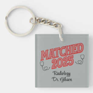 Personalisierte Fun Matched 2025 Residenzspezialit Schlüsselanhänger