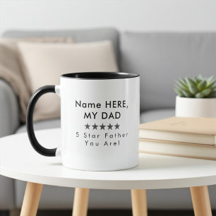 Personalisierte Fünf-Sterne-Tasse Tasse