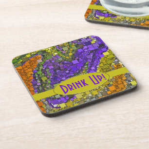 Personalisierte Funky Liquid Wave Artwork Getränkeuntersetzer
