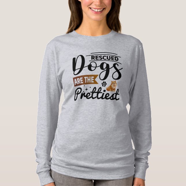 Personalisierte Funny Dog Quote Designs T-Shirt (Vorderseite)