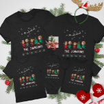 Personalisierte Funny Face Foto Christmas Elf Fami T-Shirt<br><div class="desc">Erleben Sie mit unserem Shirt für Familienfeiern und Weihnachten! Personalisieren Sie jedes Shirt mit bezaubernden Elf-Designs und fügen Sie die Gesichter Ihrer Familie hinzu,  um es einzigartig zu machen. Diese passenden Shirts sind ideal für Ansammlungen,  Fotos oder gemütliche Weihnachtsabende. Feiern Sie Weihnachten im Stil mit diesem lustigen,  personalisierten Familiengebet!</div>