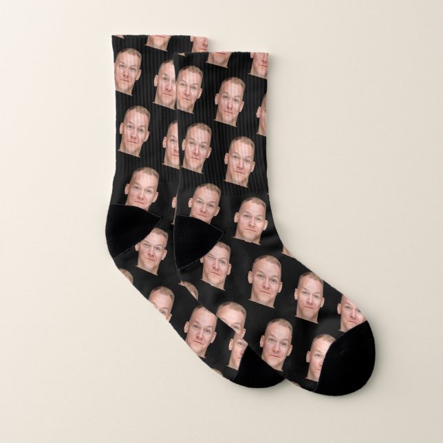 Personalisierte Funny Foto Face Socks Socken (Paar)