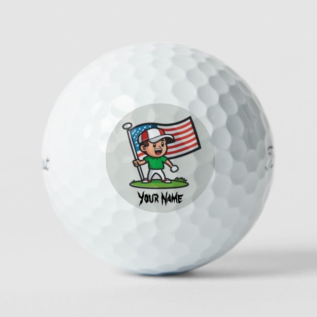 Personalisierte Funny Golf Balls Golfball (Vorderseite)
