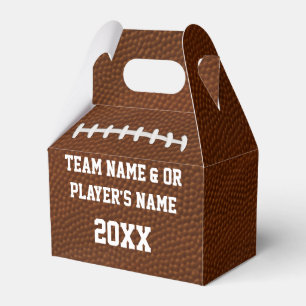 Personalisierte Fußball-Bevorzugungs-Kästen in d Geschenkschachtel