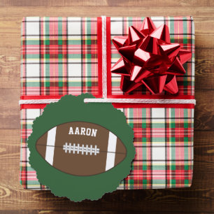 Personalisierte Fußball-Geschenk-Ornamente  Ornament Karte