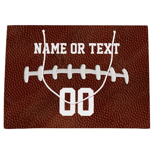 Personalisierte Fußball-Geschenk-Taschen, Ihr Große Geschenktüte (Vorderseite)