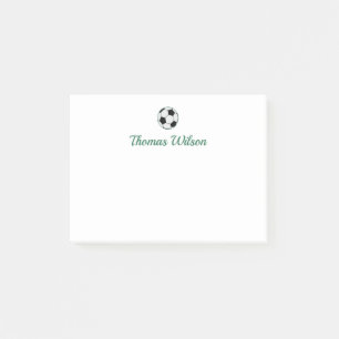 Personalisierte Fußball-Klebezettel Post-it Klebezettel