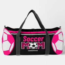 Personalisierte Fußball-Mama Name Muttertag Duffle Bag