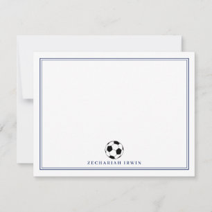 Personalisierte Fußball-Mitteilungskarten Fußball- Mitteilungskarte