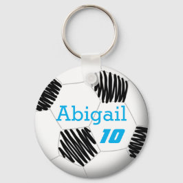 Personalisierte Fußball-Schlüsselkette Schlüsselanhänger
