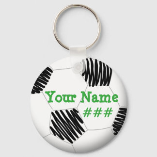Personalisierte Fußball-Schlüsselkette Schlüsselanhänger