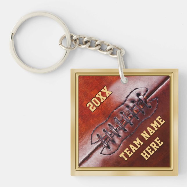 Personalisierte Fußball-Team-Geschenk-Ideen, Schlüsselanhänger (Vorderseite)