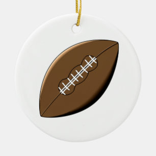 Personalisierte Fußball-Verzierung Keramik Ornament