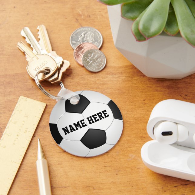 Personalisierte Fußballgeschenke für Teamspieler Schlüsselanhänger (Schreibtisch)