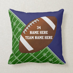 Personalisierte Fußballthrow-Kissen mit IHREM TEX Kissen
