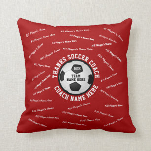 Personalisierte Fußballtrainer-Geschenke, ALLE Spi Kissen