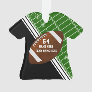 Personalisierte Fußballverzierungen in Jersey-For Ornament
