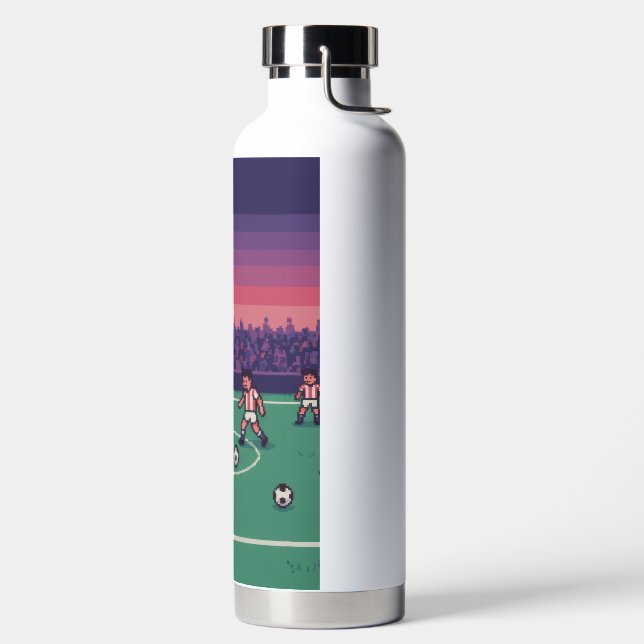 Personalisierte Fußbodenwasserflasche | Individuel Trinkflasche (links)