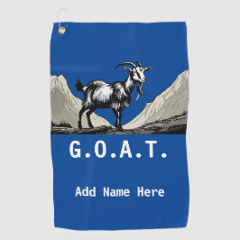 Personalisierte G.O.A.T. Golfhandtuch