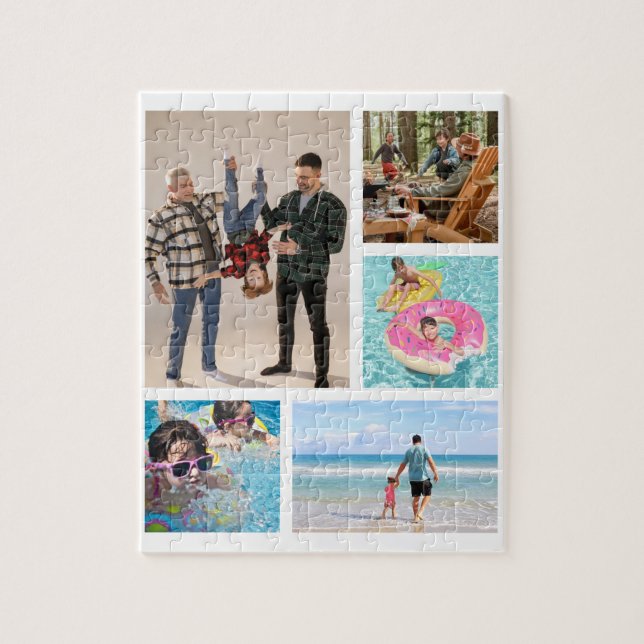 Personalisierte Galerie 5 Fotos (Vertikal)