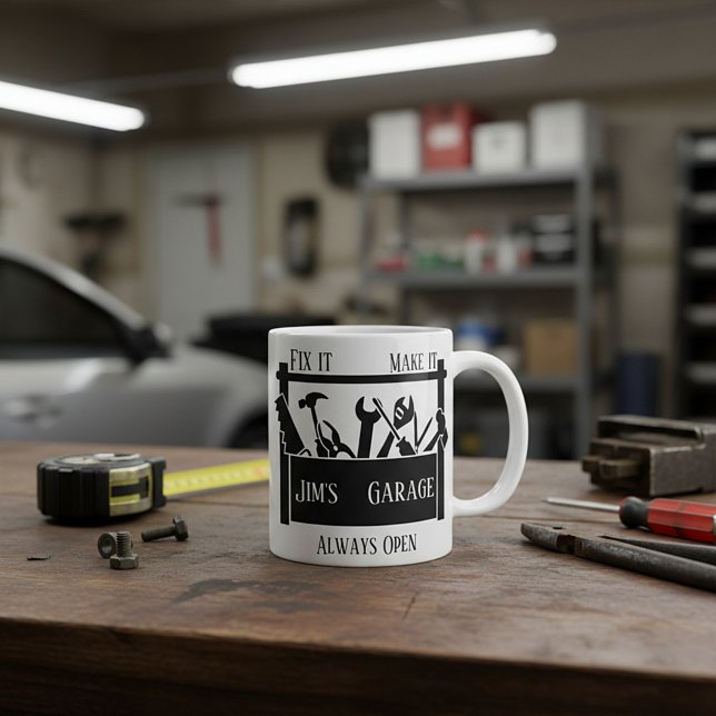 Personalisierte Garage Kaffeetasse (Von Creator hochgeladen)