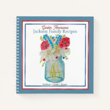 Personalisierte Garten-Americana-Familienrezepte