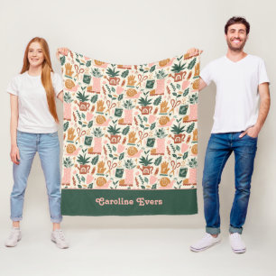 Personalisierte Gartenarbeit Fleecedecke