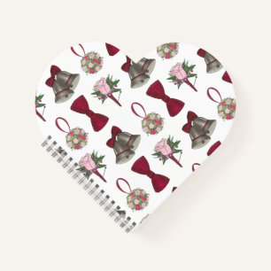 Personalisierte Gastgeschenk Hochzeit Bell Blume B Notizbuch