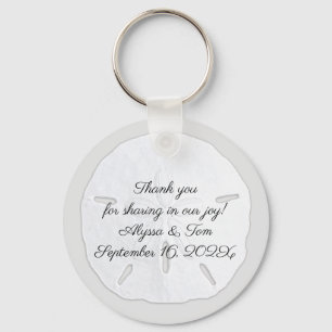 Personalisierte Gastgeschenk Hochzeit des Big Sand Schlüsselanhänger