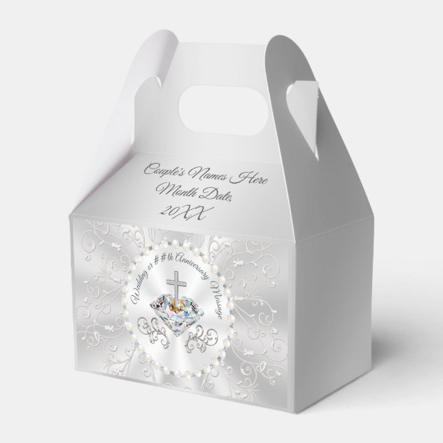 Personalisierte Gastgeschenk Hochzeit Geschenkschachtel (Vorderseite)